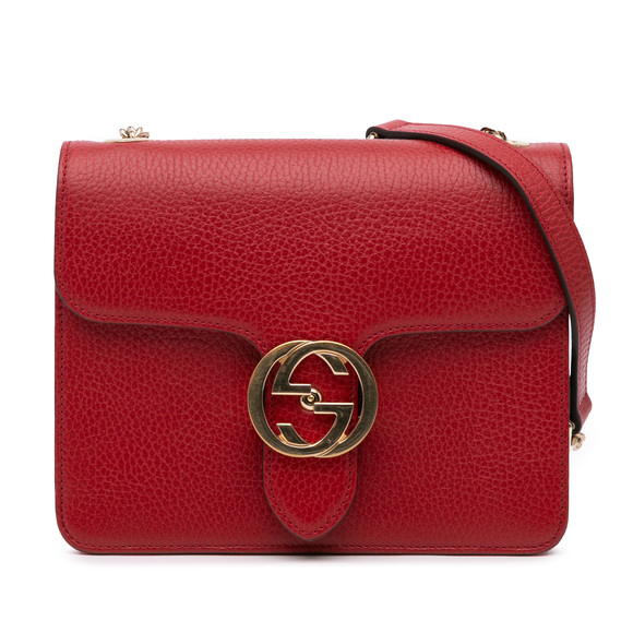 Pre-Loved Gucci Small Dollar Calfskin Interlocking G Crossbody - Picture 1 of 12